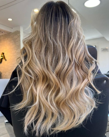 Mezcla de rubios dorados y vainillas!