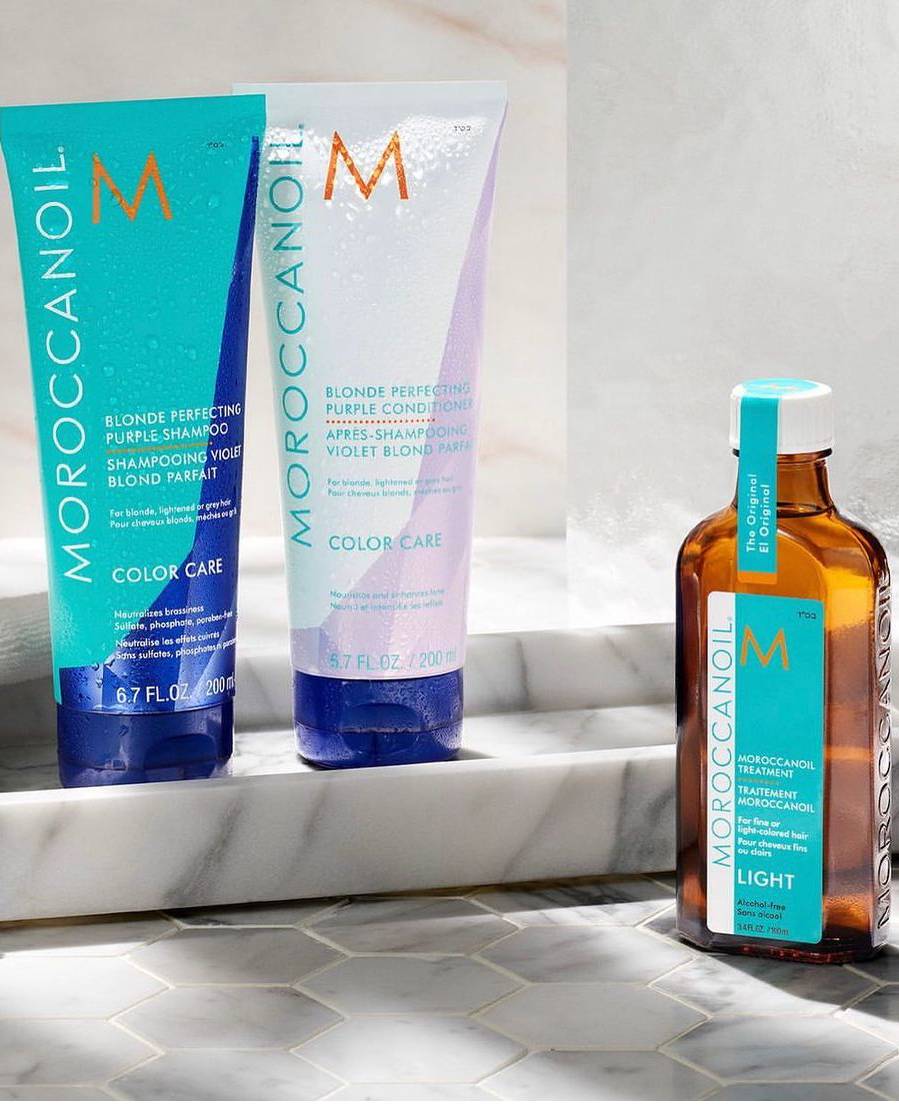 Shampoo y acondicionador para el cuidado de tu rubio y tu cabello más sano y quitar esos reflejos naranjas.