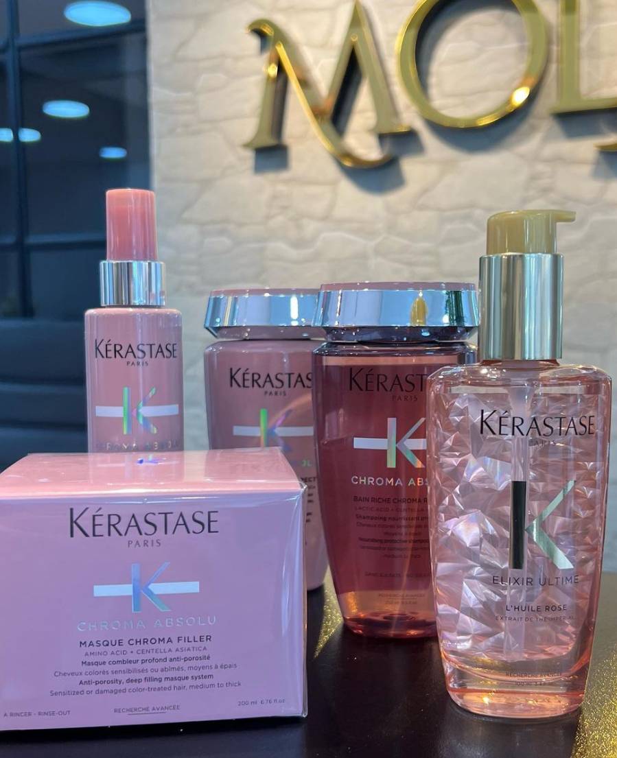 Línea de cuidado de color para tu cabello.